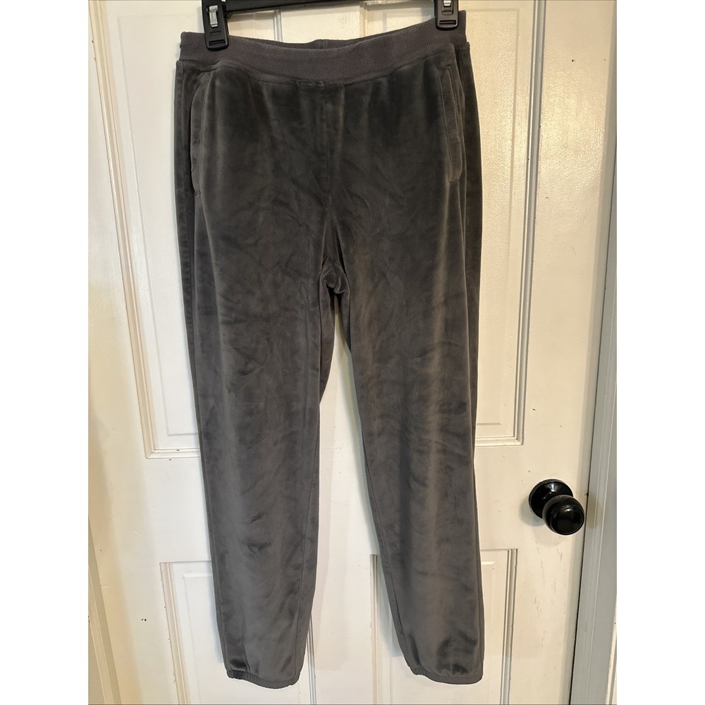 Barefoot Dreams LuxeChic Joggers Carbon Velvet Soft Lounge Pants XS Pockets Cozy